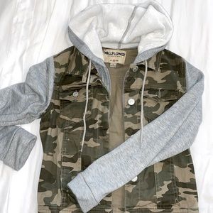 Camo & grey jacket